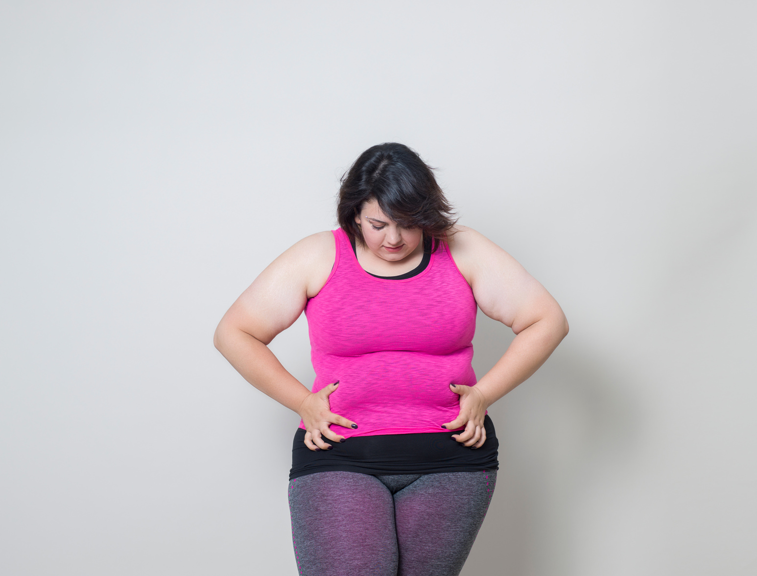 Obese woman